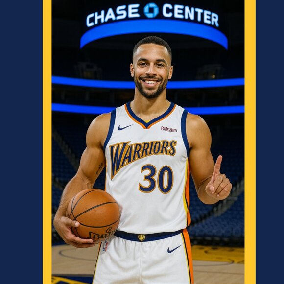 NWT Nike Golden State Warriors Steph Curry Jersey (has faint stains) - Picture 1 of 13